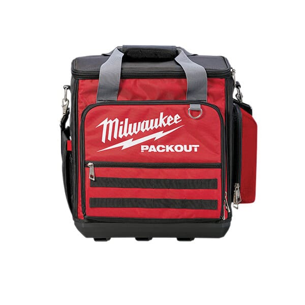 Milwaukee® PACKOUT™ 48-22-8300 Tech Bag, 1680D Ballistic, Black/Red
